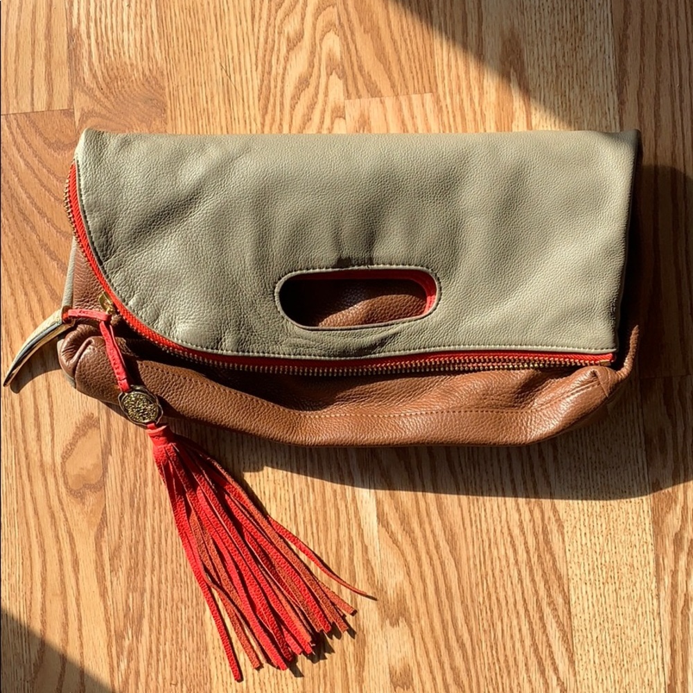 Vince Camuto Oversized Foldover Clutch
